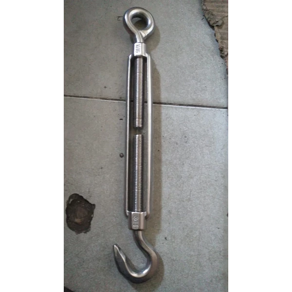 Turnbuckle Stainless Ss304 hook and eye  M16