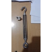 Turnbuckle Stainless Ss304 12mm Hook and eye