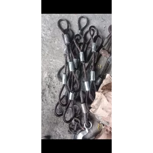 Wire rope sling press eye 28mm